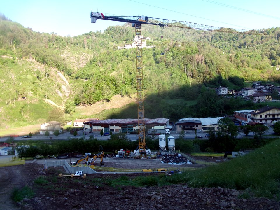 Cantiere del potabilizzatore di Bovegno